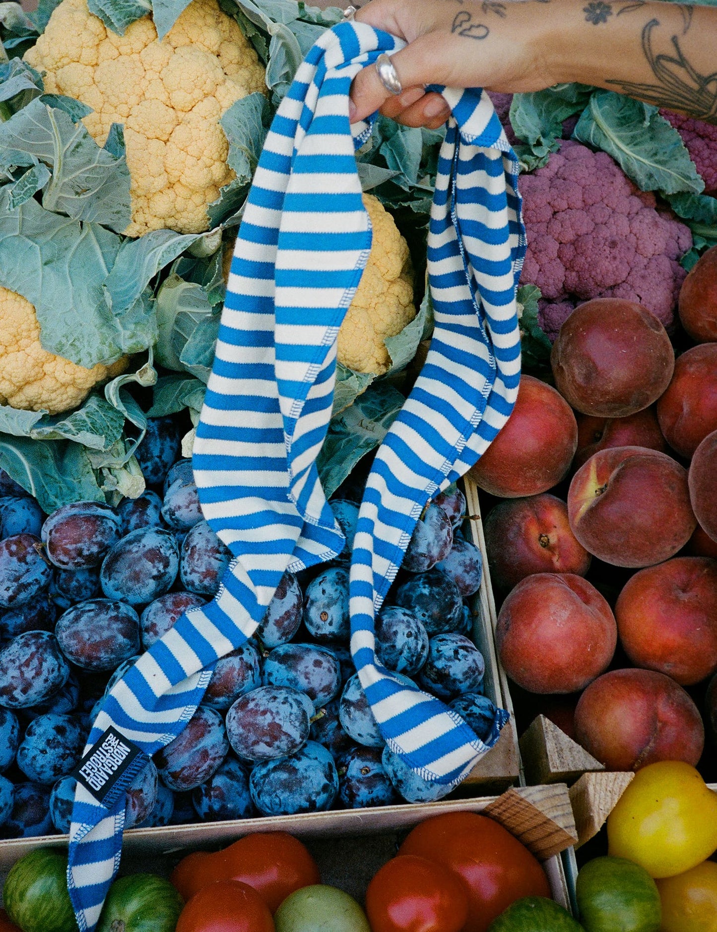 NPS Scarf Triangle, Klein/Ecru