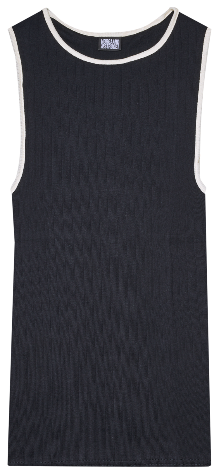 NPS Tank Top Kontrast, Black/Ecru