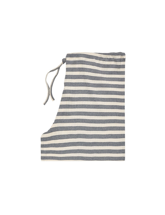 NPS Nova Shorts BW Stripe, Ecru/Marine