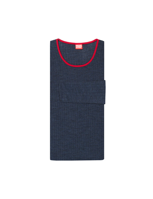 101 Wool Kontrast, Marine/Red