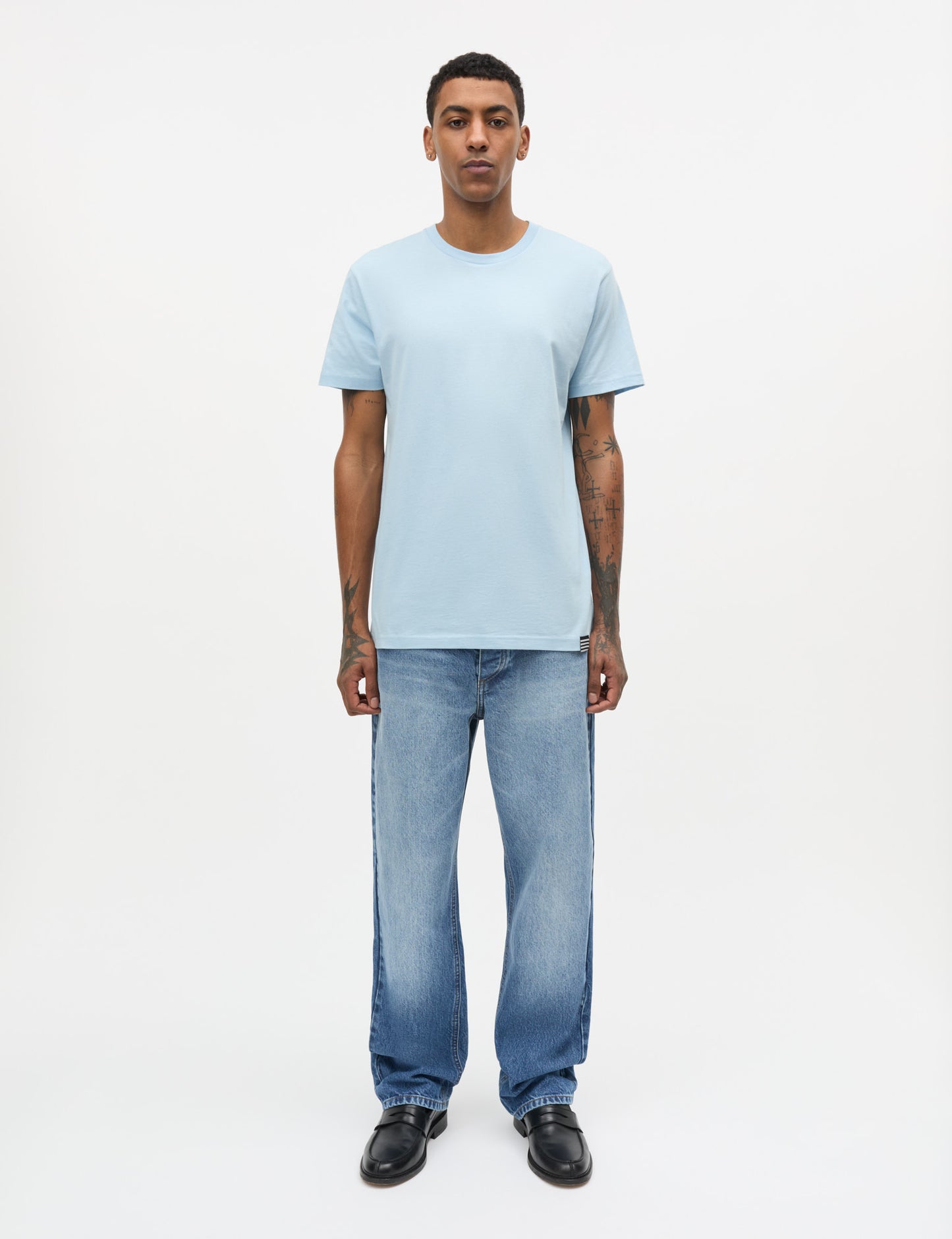 Fine Jersey Thor Tee, Cashmere Blue