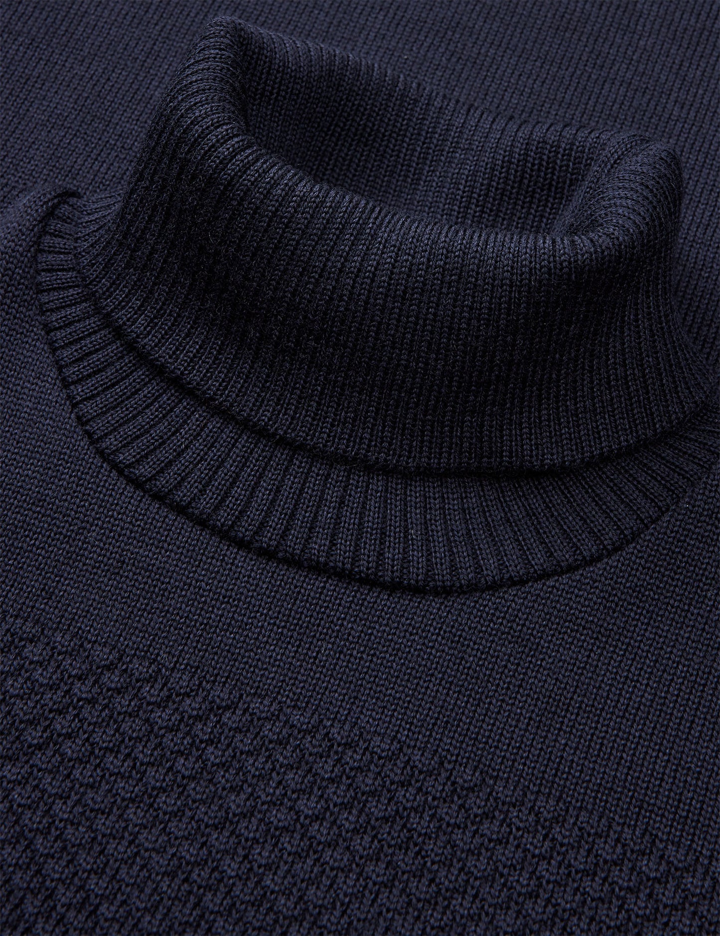 Wool Klemens Knit, Parisian Night/Charcoal Melang