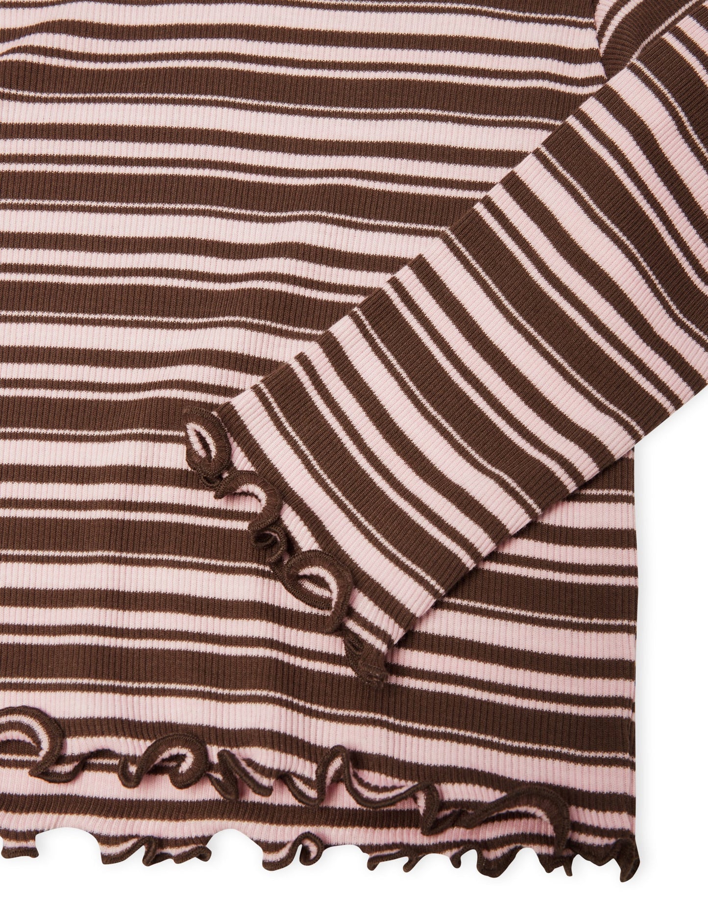 2x2 Cotton Stripe Tira Top,  Pink Lavender/Wren
