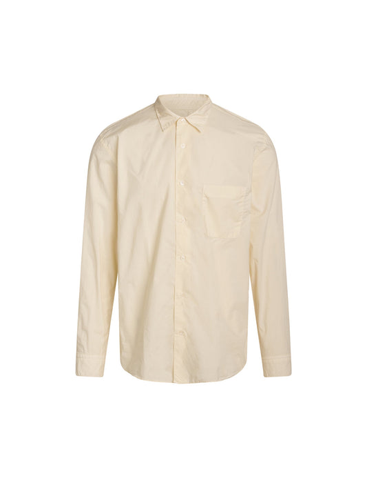 Cotton Poplin Malte Shirt, Vanilla Ice