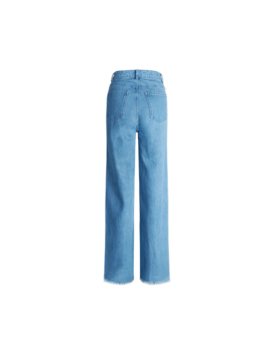 Twin Denim Charm Jeans Solid, Dark Blue Denim