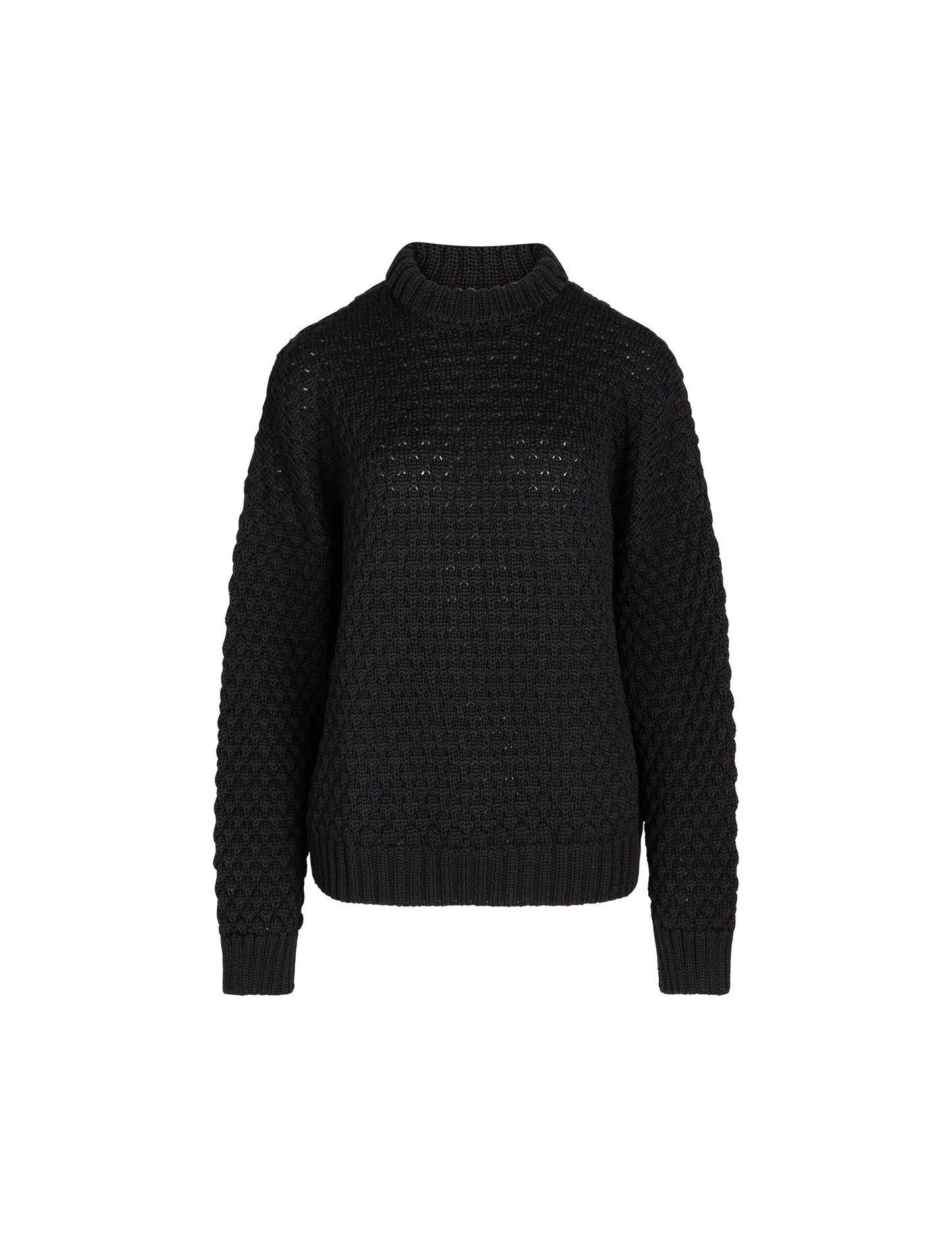 100% Wool Bruno Sweater,  Black