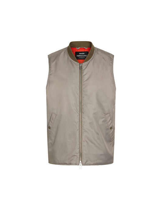 Tight Twill Serpico Vest, Vintage Khaki