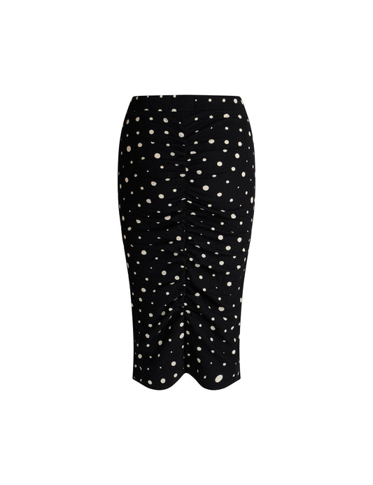 Pollux Simma Skirt AOP,  Mini Dot Play AOP/Black