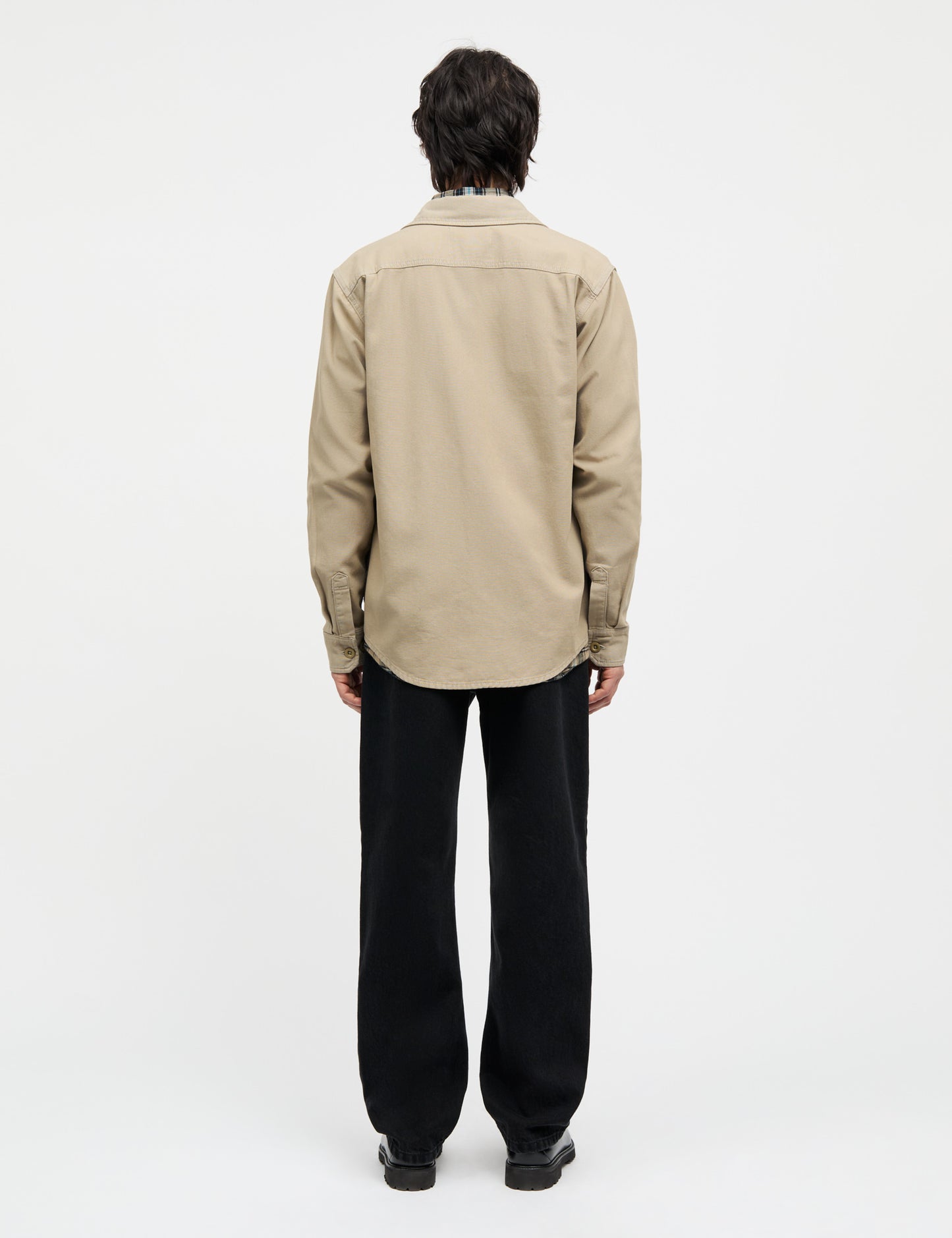 Dyed Canvas Skyler Shirt, Silver Sage