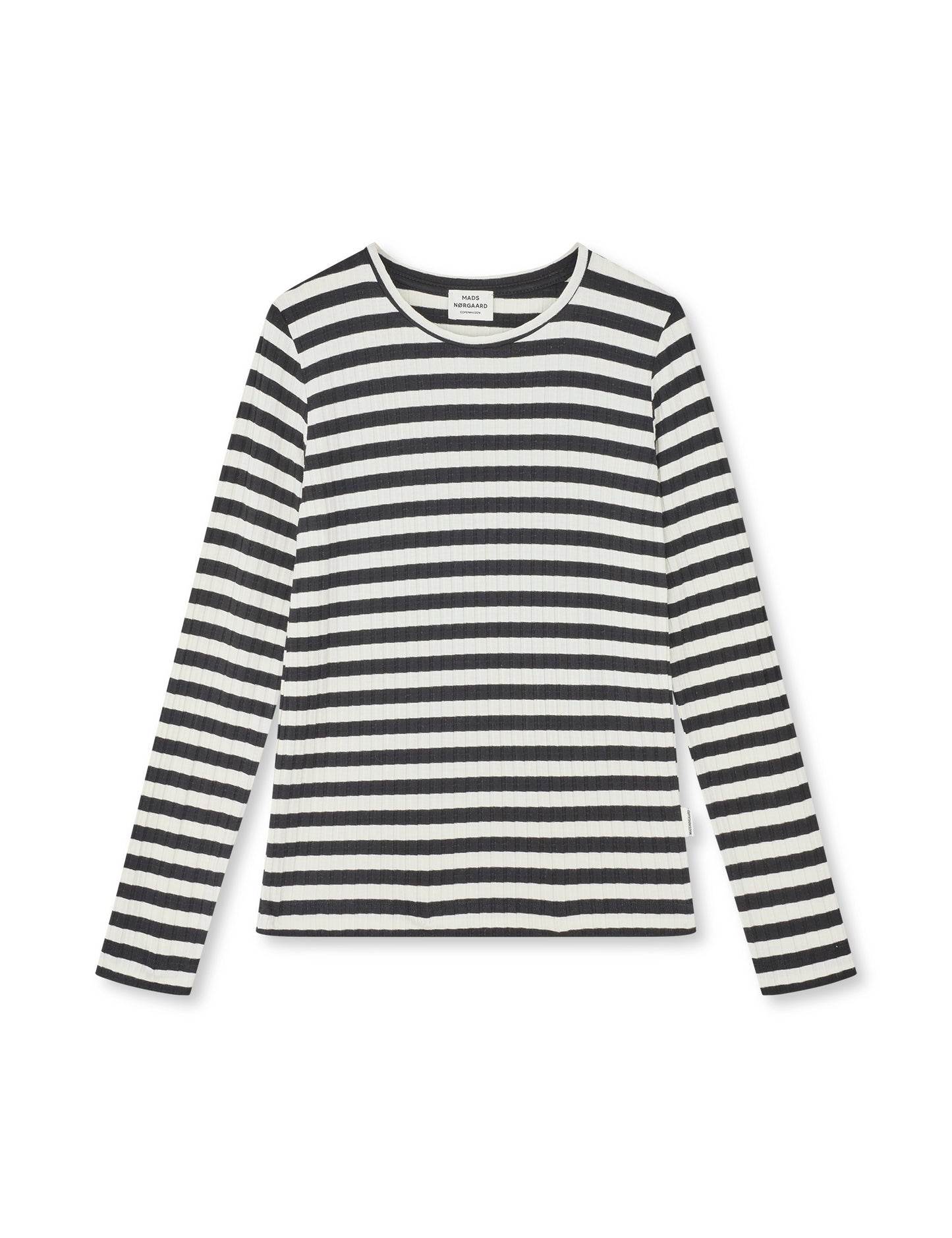 5x5 Classic Stripe Talika Top, Black/Vanilla Ice