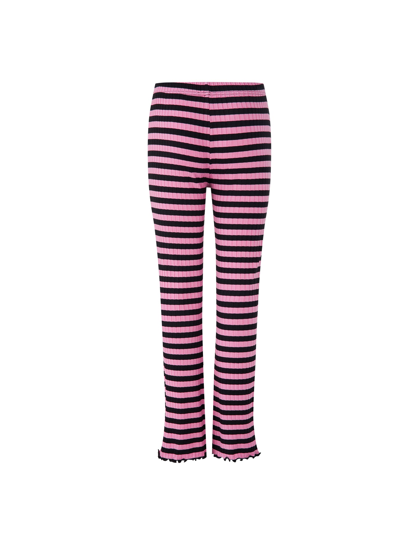 5x5 Classic Stripe Lala Leggings, 5x5 Stripe/Begonia Pink