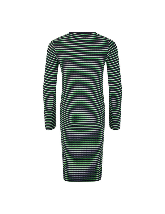 5x5 Stripe Dubina Dress, 5x5 Stripe/Deep Well