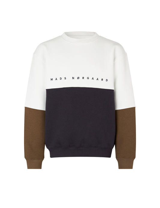 Standard Sonar Block Sweatshirt, Deep Well/Marshmallow/Cup