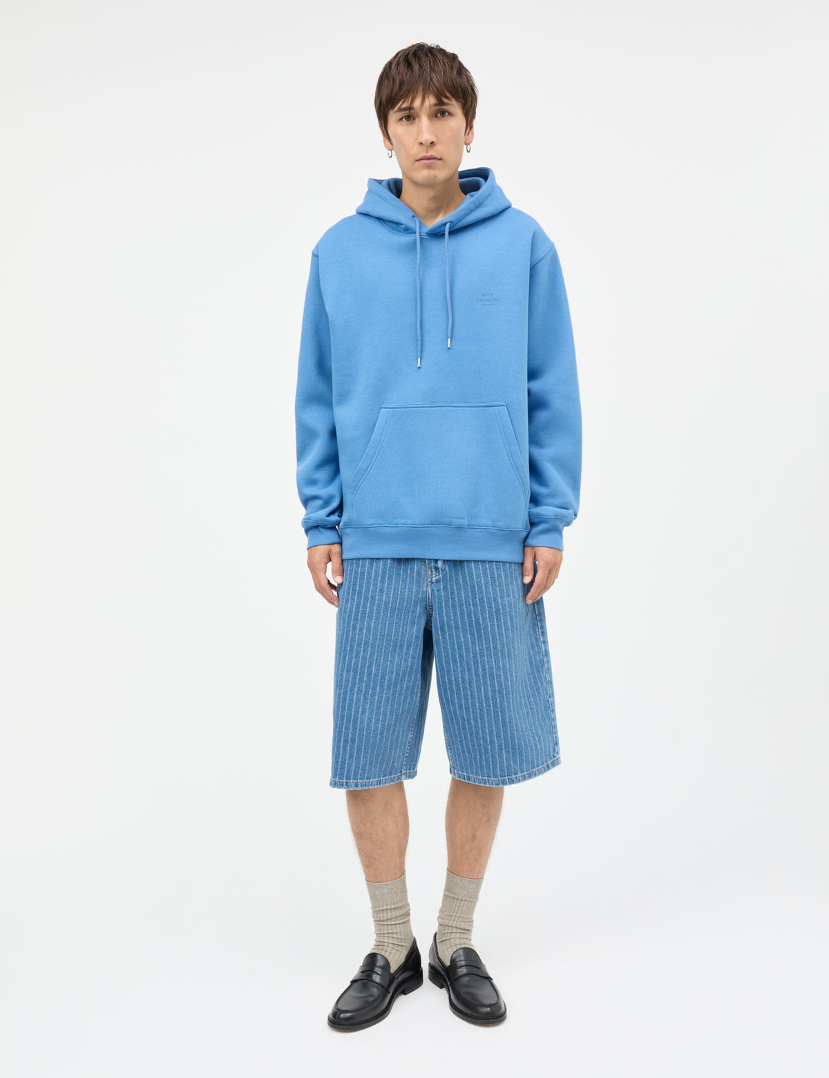 Standard Hoodie Logo Sweat, Riviera