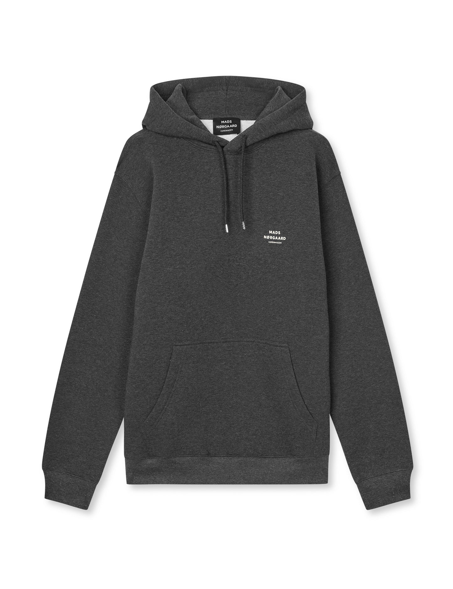 Standard Hoodie Logo Sweat, Dark Grey Melange