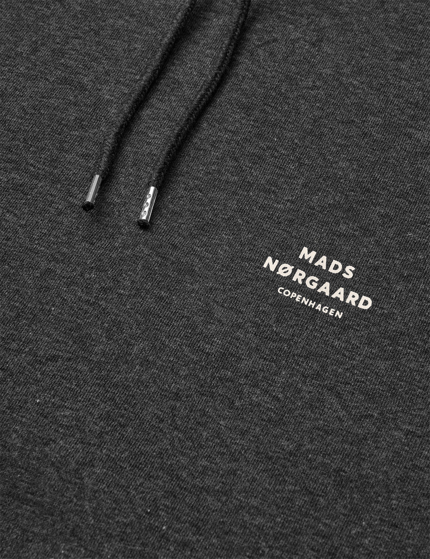 Standard Hoodie Logo Sweat, Dark Grey Melange