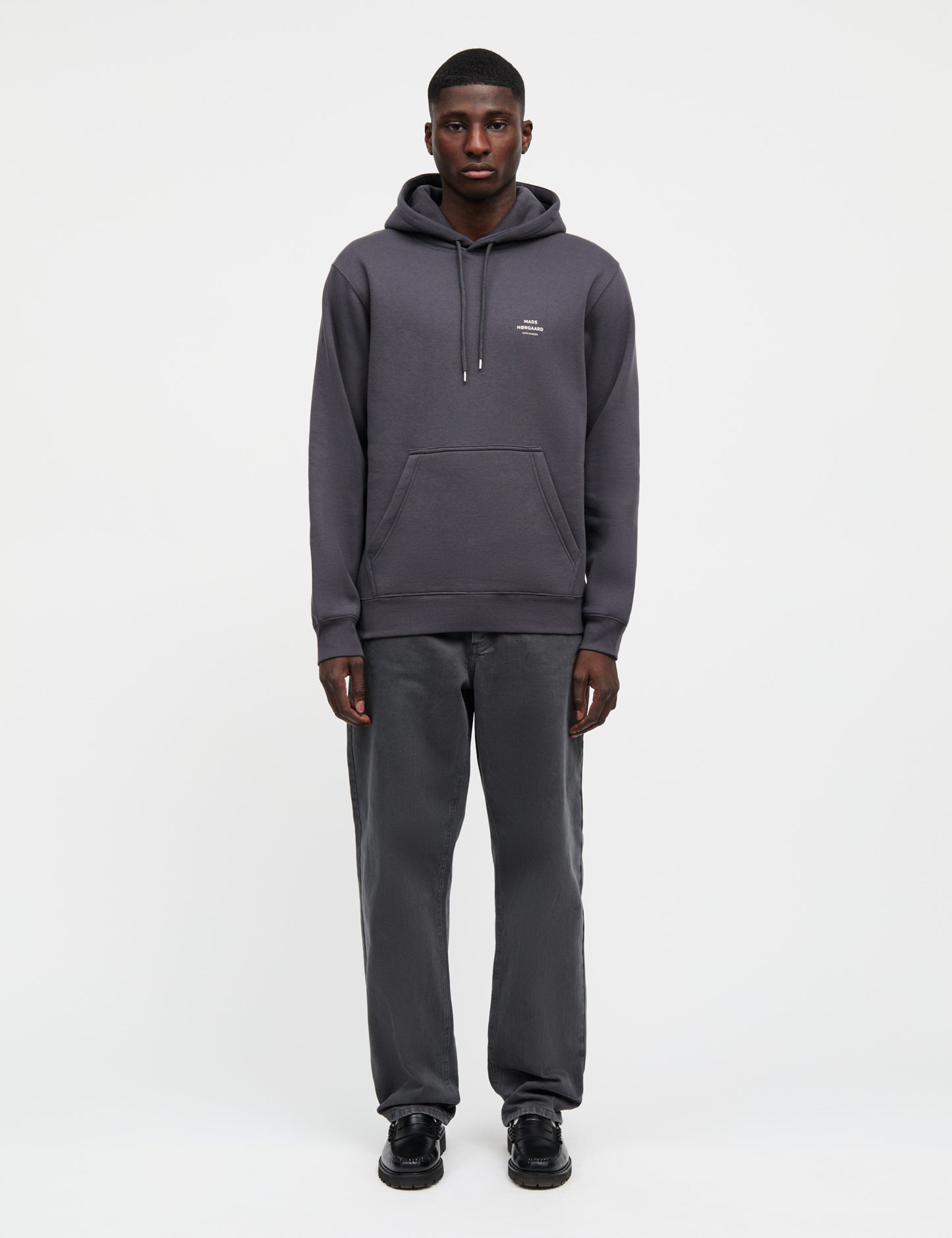 Standard Hoodie Logo Sweat, Asphalt