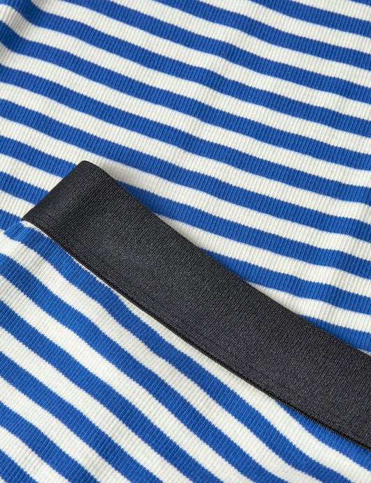 2x2 Cotton Stripe Veran Pants, 2x2 Stripe Surf The Web/Vanill