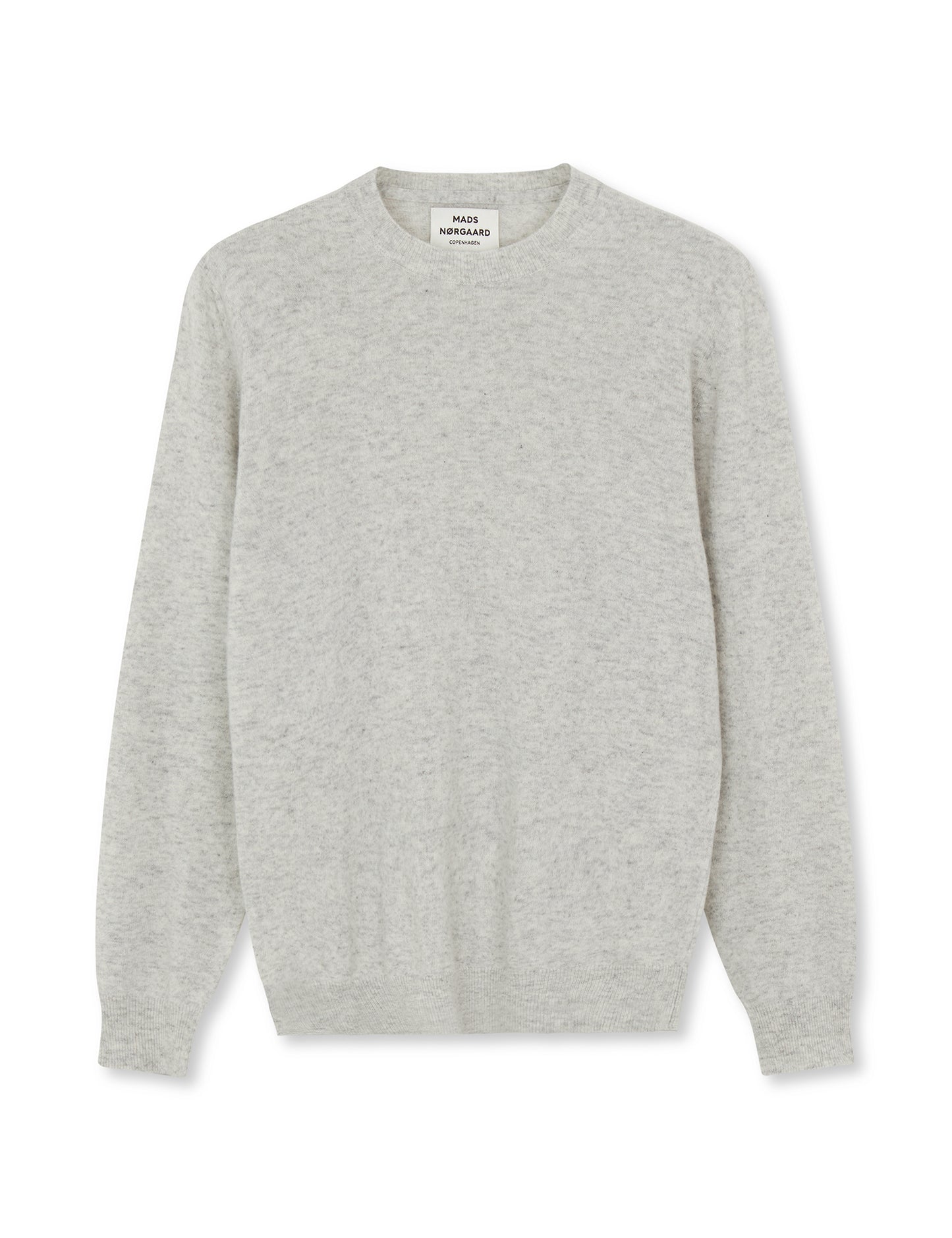 Eco Wool Kasey Sweater, Bright Grey Melange
