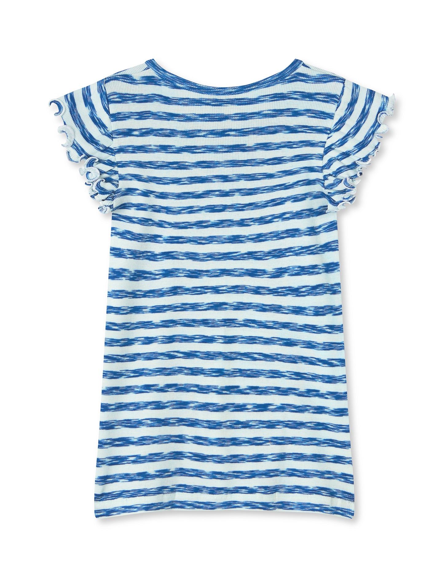 2x2 Cotton Stripe Cinne Tee, 2x2 Stripe Multi Blue