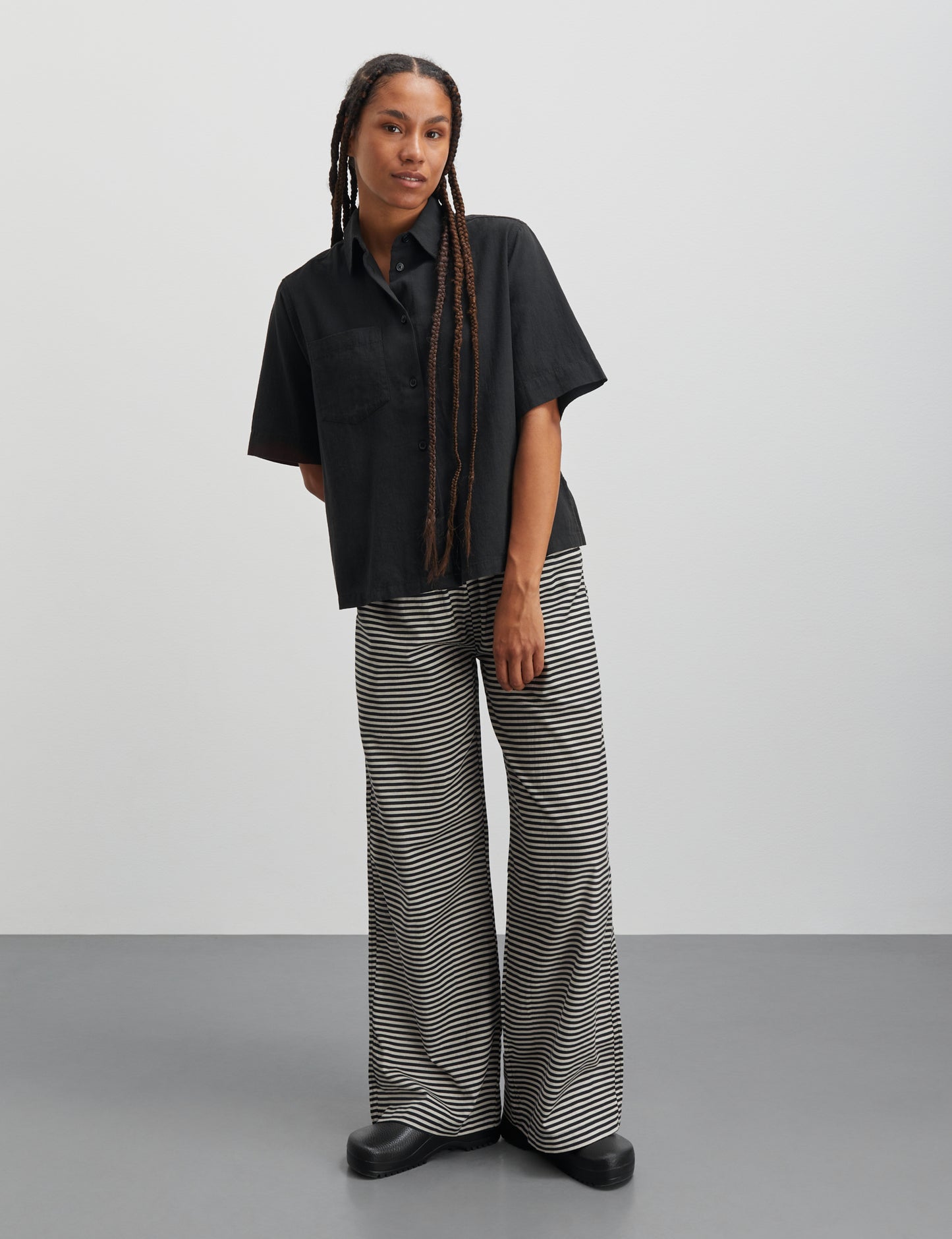 Colin Sonie Pants AOP, Stripe AOP/Black