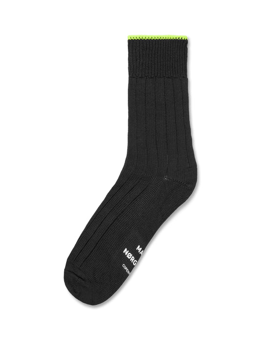 Woolen Carl Socks, Black