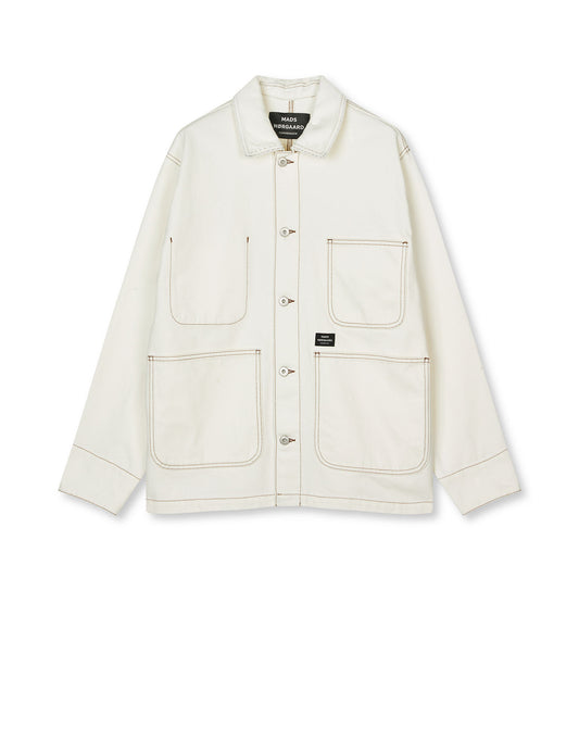 Soil Denim Chore Jacket, Vanilla Ice