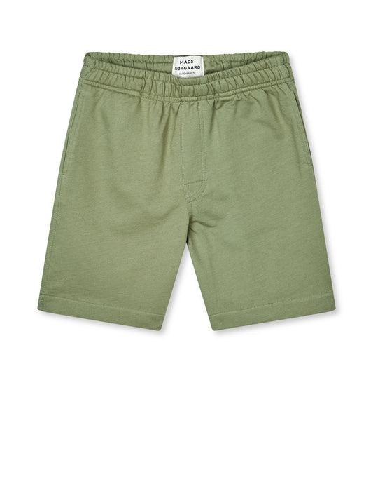 Light Terry Seano Shorts, Oil Green