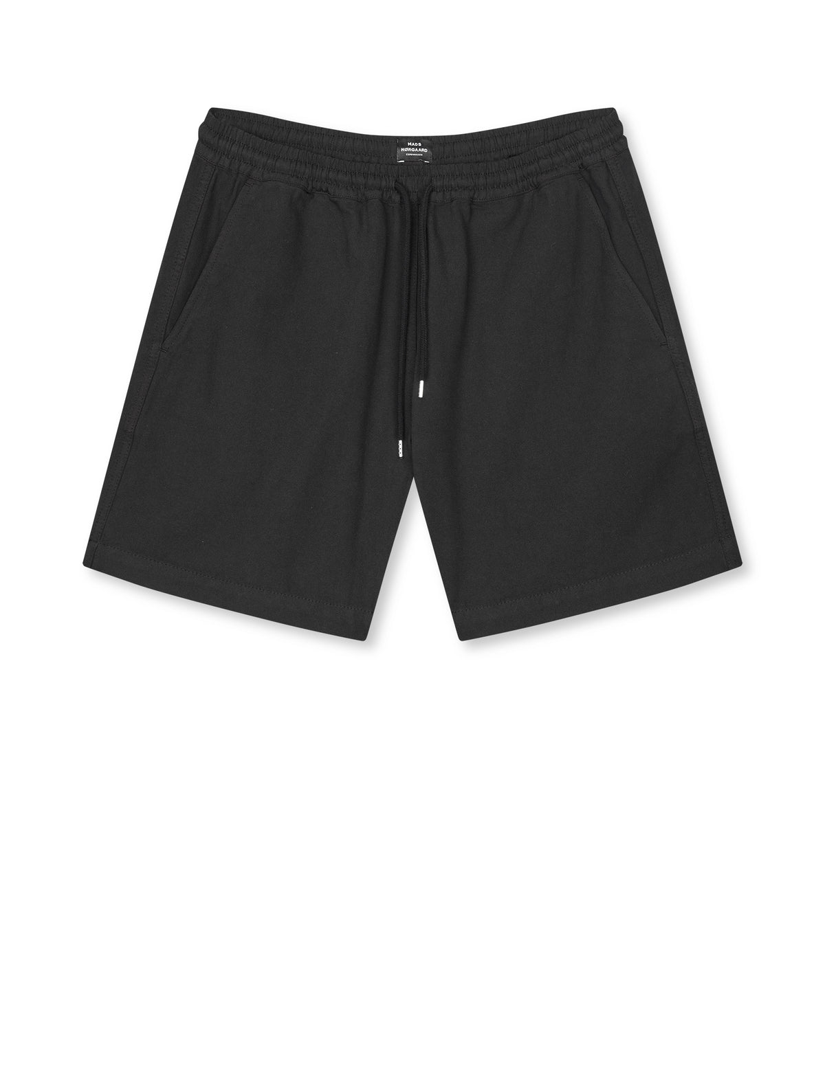 Dyed Canvas Beach Shorts, Black