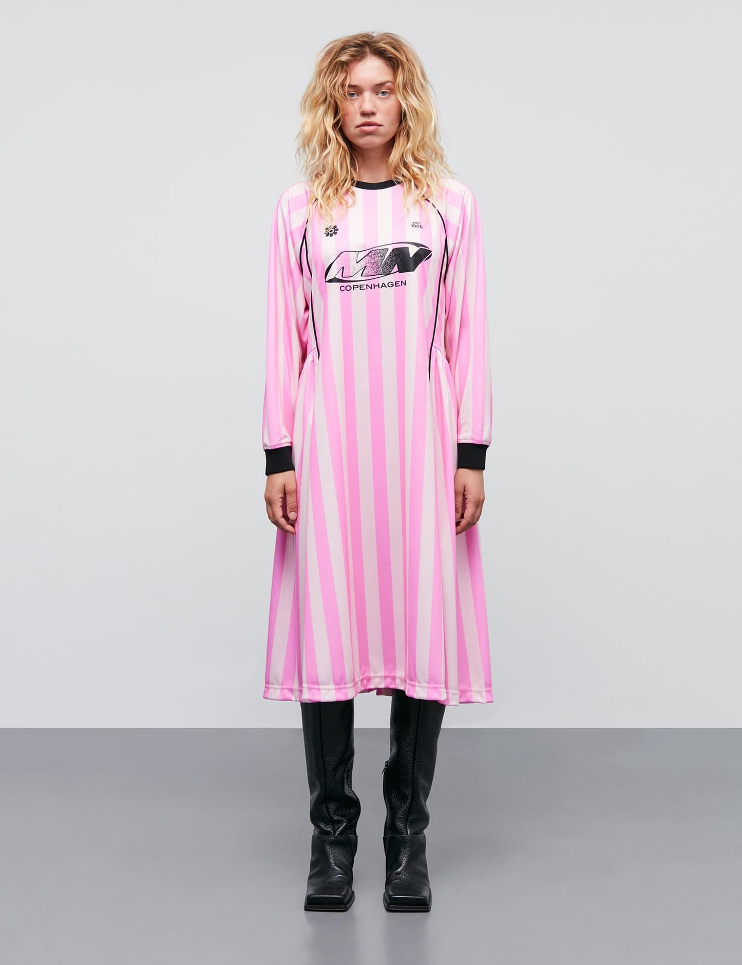 Shiny Sport Debbie Dress, Begonia Pink/Blushing Bride