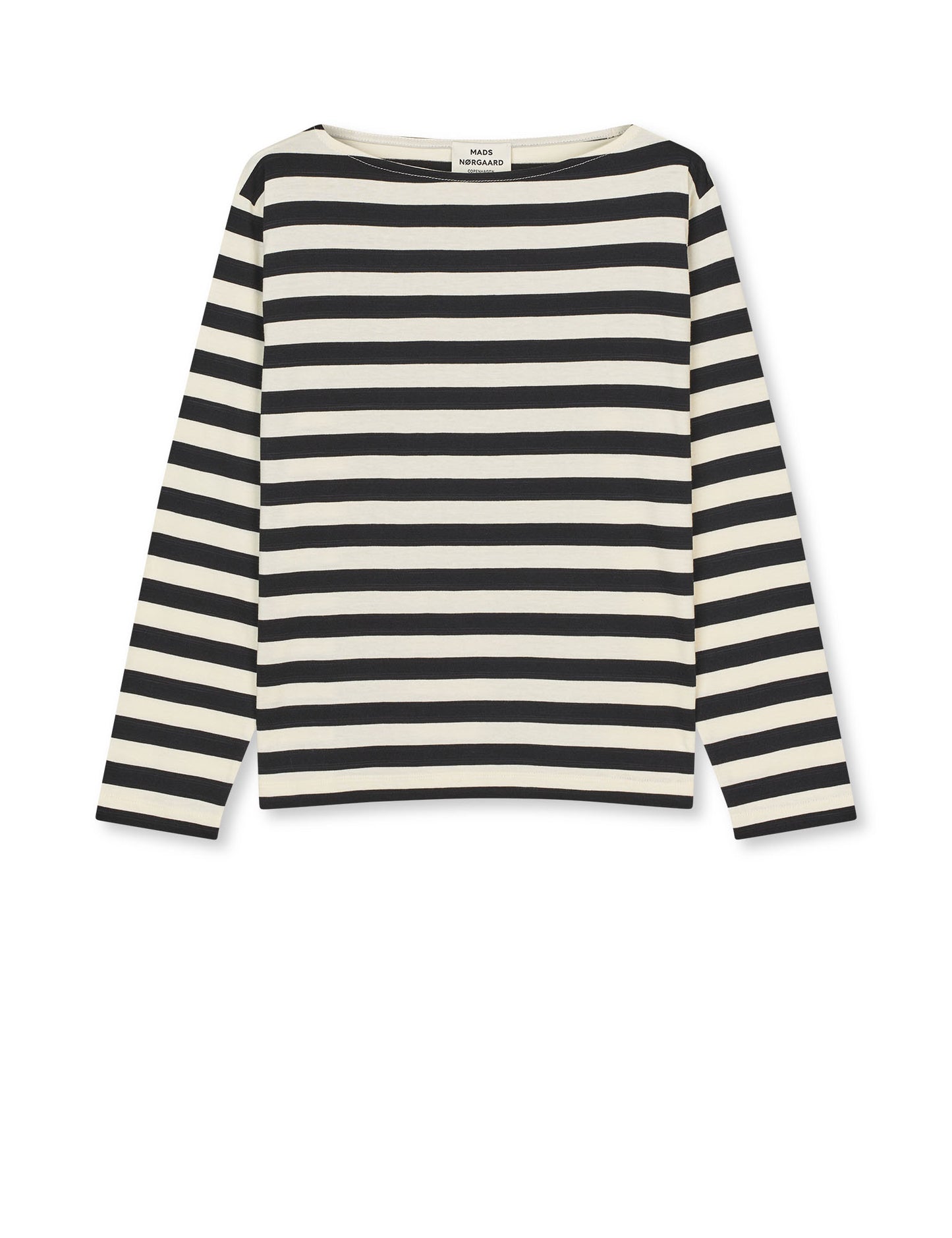 Soft Single Silke Tee LS, Black/Vanilla Ice