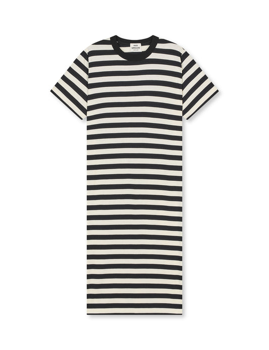 Soft Single Elly Dress, Black/Vanilla Ice