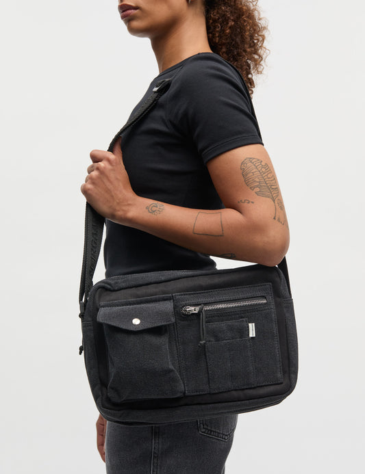 Copo Denim Cappa Bag, Black/Black