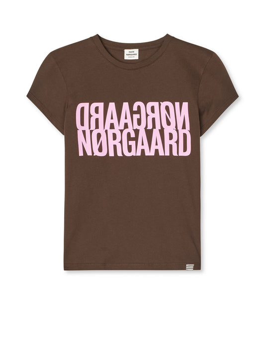 Single Cotton Tuvina Tee, Demitasse