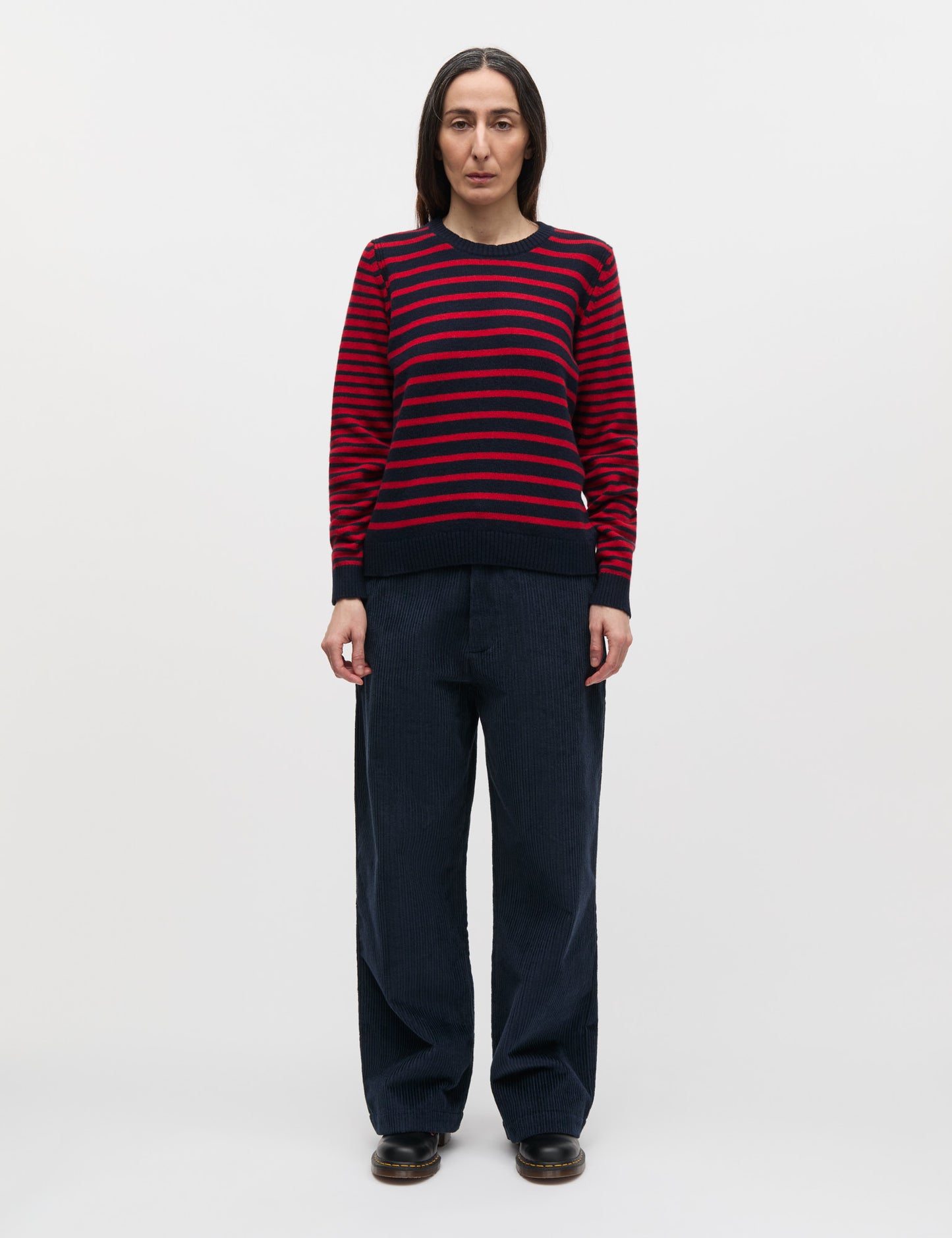 Cashmere Blend Ingrid Knit, Deep Well/Goji Berry