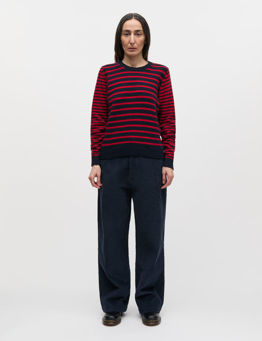 Cashmere Blend Ingrid Knit, Deep Well/Goji Berry