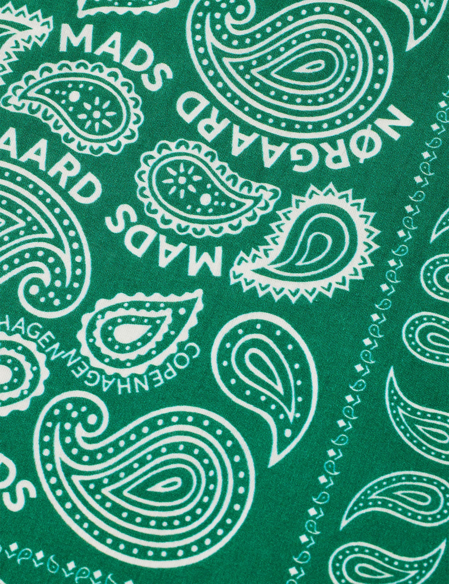Soft Cotton Paisley Scarf Solid, Verdant Green