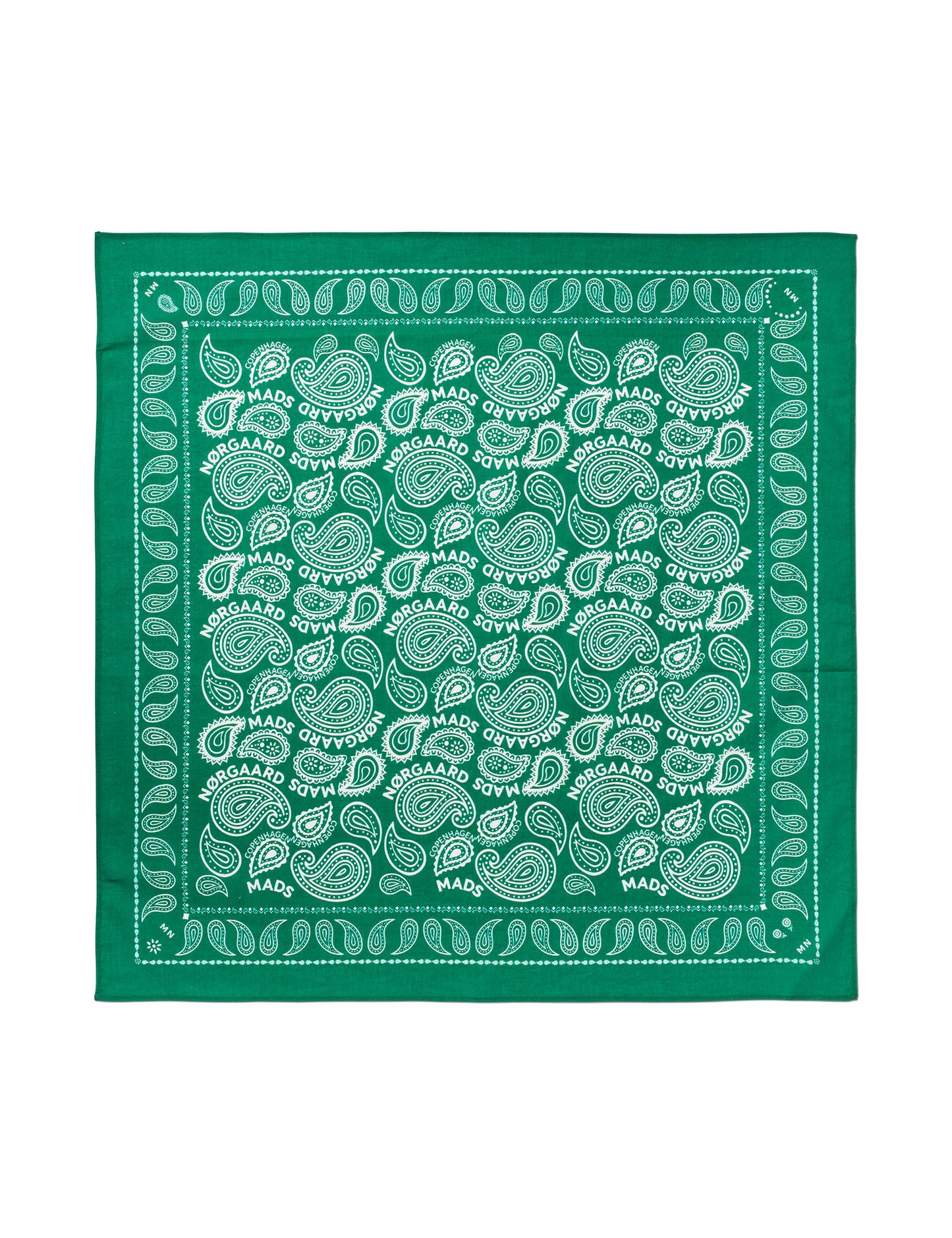 Soft Cotton Paisley Scarf Solid, Verdant Green