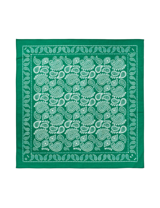 Soft Cotton Paisley Scarf Solid, Verdant Green