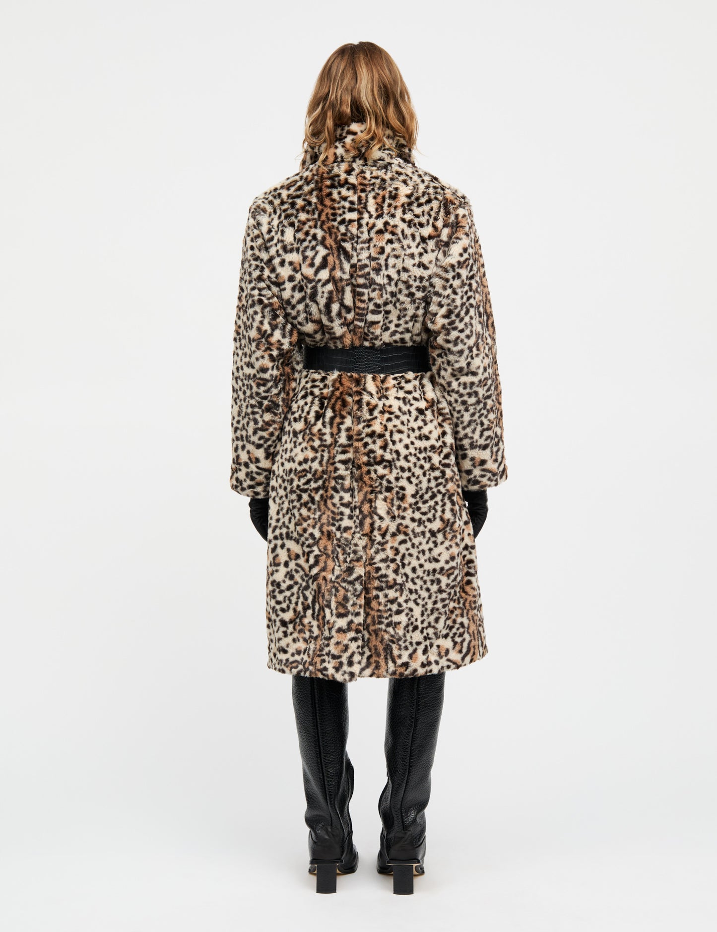Faux Leo Nora Coat, Leopard