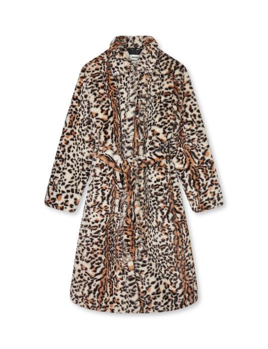 Faux Leo Nora Coat, Leopard