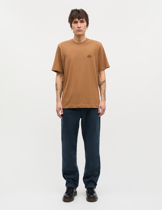 Cotton Jersey Frode Logo Tee FAV, Ermine