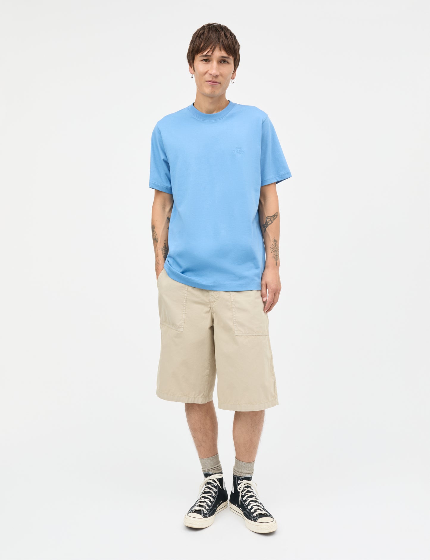 Cotton Jersey Frode Logo Tee FAV, Riviera