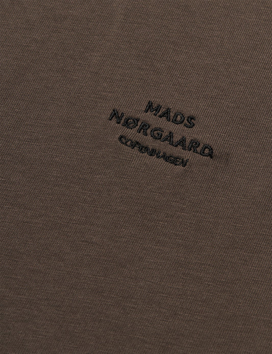 Cotton Jersey Frode Logo Tee FAV, Turkish Coffee