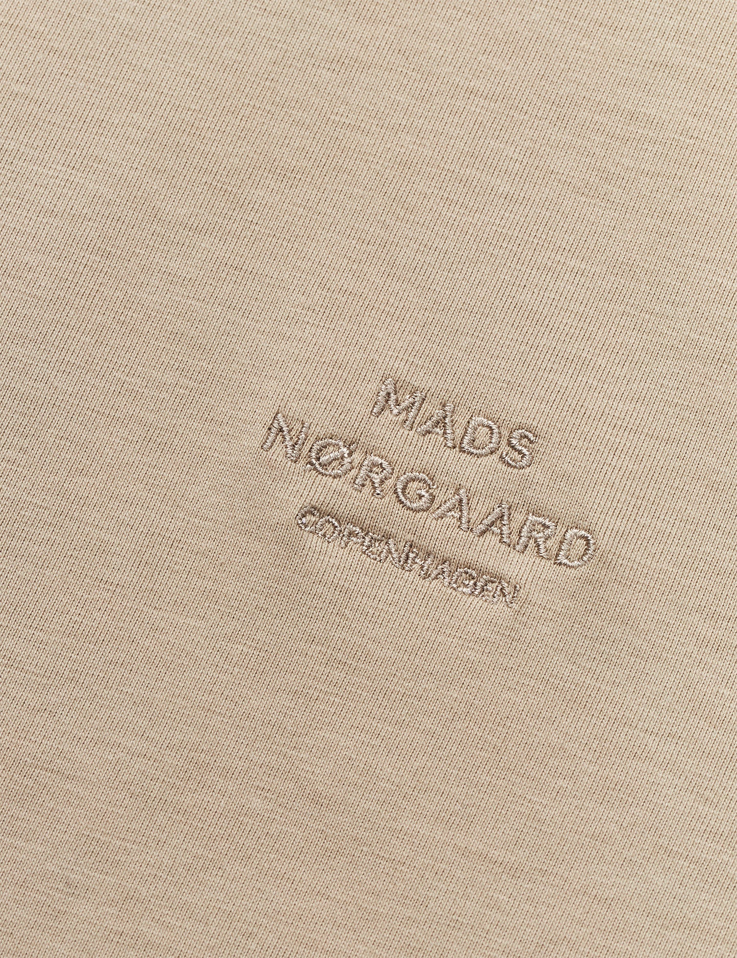 Cotton Jersey Frode Logo Tee FAV, Plaza Taupe