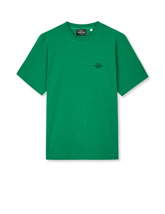 Cotton Jersey Frode Logo Tee FAV, Verdant Green