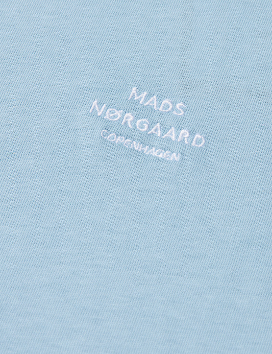 Cotton Jersey Frode Logo Tee FAV, Powder Blue