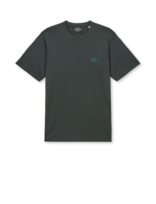 Cotton Jersey Frode Logo Tee FAV, Woodland Gray