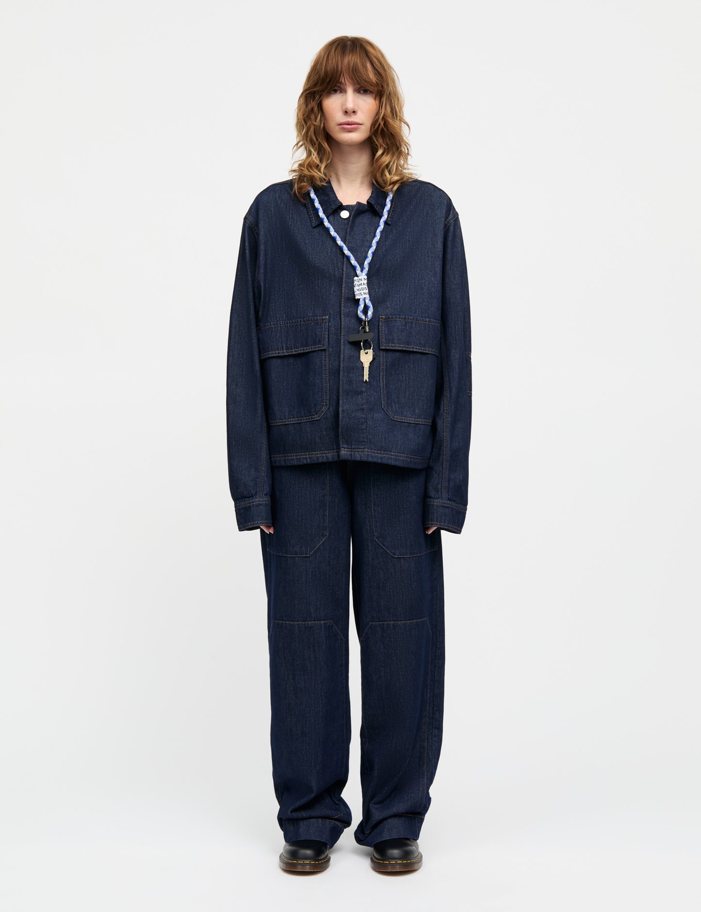 Cosy Denim Bonnie Pants, Dark Indigo