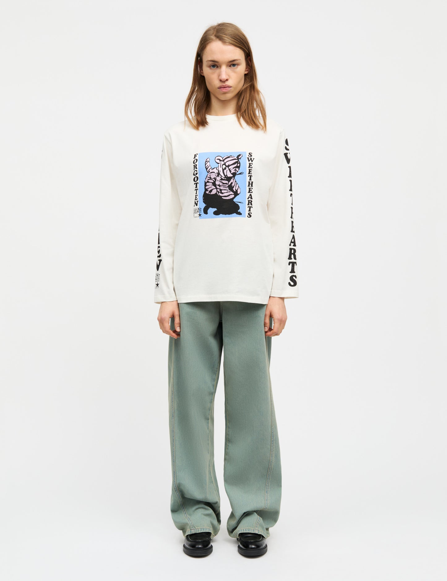 Cotton Jersey Jerry Tee LS, Snow White